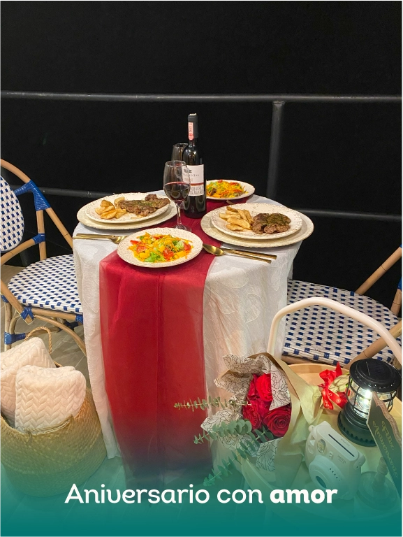 Experiencia Aniversario con Amor en una cabaña de La Finca